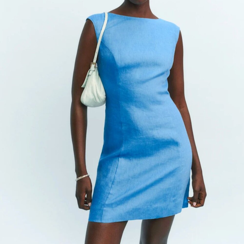 Avina Linen Dress - Reformation